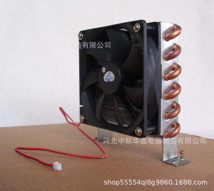 CP2x6x120微型风冷铜管翅片冷凝