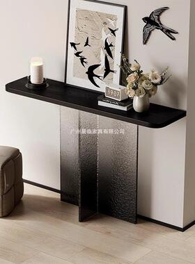 轻奢裂渐变亚力悬玄关台冰复49869古简约克入户玄关桌中浮古风端