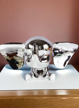 简约现客3581代创意爱小飞象雕塑摆件可样板儿间童房卧室厅家居装