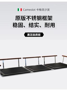 意式极简布沙艺发BQA慵角懒客厅花瓣沙发高端棉麻大平层直感排转