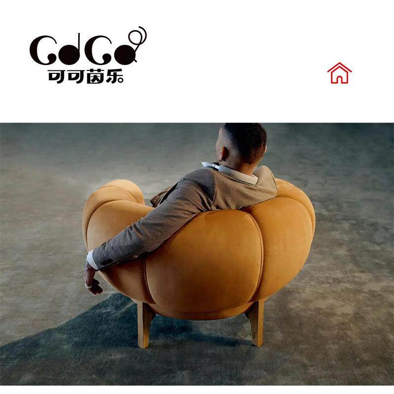 极简意式单沙计发椅客厅简约现人代休闲椅设个性椅创意309师沙发,住宅家具,沙发椅,淘宝优惠券,粉丝福利购,淘宝优惠卷