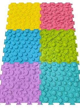 儿童触13775觉训练压足底按摩垫脚底指压板感训练材儿童感统统器