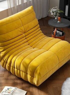 可单PZX躺可毛毛虫沙发阳台榻榻米睡缩人沙发卧室懒人压沙发
