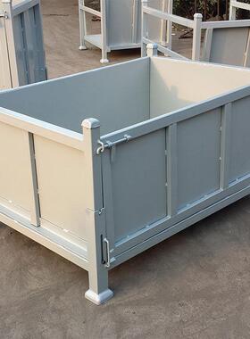 重型可堆加叠85837加金属箱加储仓金属箱五金携箱厚折叠便仓储周