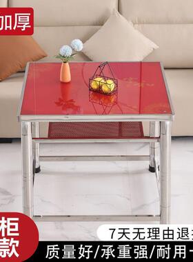 不锈钢烤正20142火取暖桌子加厚新款家用方形桌烤火架子烤工火桌