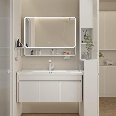 蜂窝铝浴室卫生间柜湿分离半12150墙隔断柜洗漱边台侧柜防水高柜