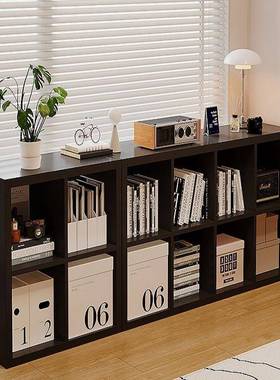 体书落地置物架书28013柜格子柜一靠客墙儿童家用自由组合简易厅