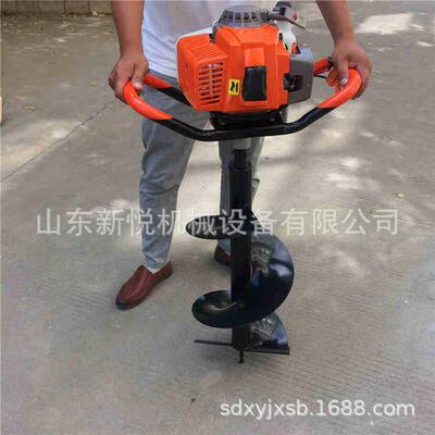 汽油手提式挖坑机地便型轻二程种植钻冲机农用果园TXK栽树种植机
