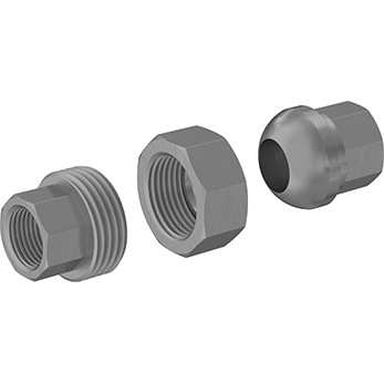 Medium-Pressure Galvanized Iron,Union Straight Connector NPT