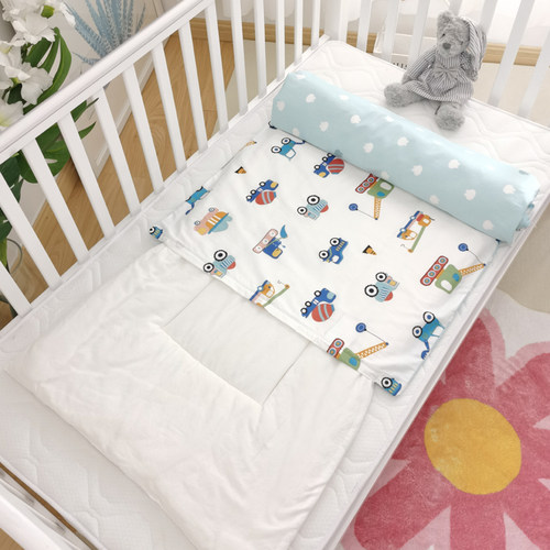 A类纯棉被套婴儿抱被褥子套幼儿园全棉儿童垫被套卡通床垫套