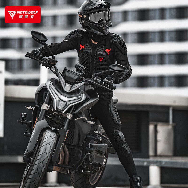 摩多狼男女摩托车防摔骑行护甲衣四季全身装备护具机车铠甲防护服