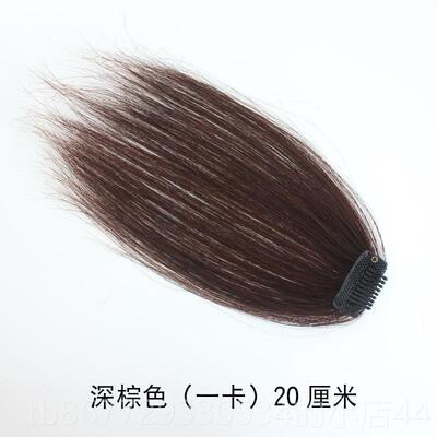 高档假发片手织蓬松垫增高头顶隐形痕垫发无根补发发片发量真垫发
