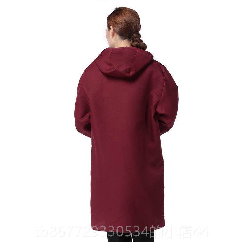 高档。春夏薄款防脏防水罩衣男女长款工作秋服外褂迷彩中搬运套大