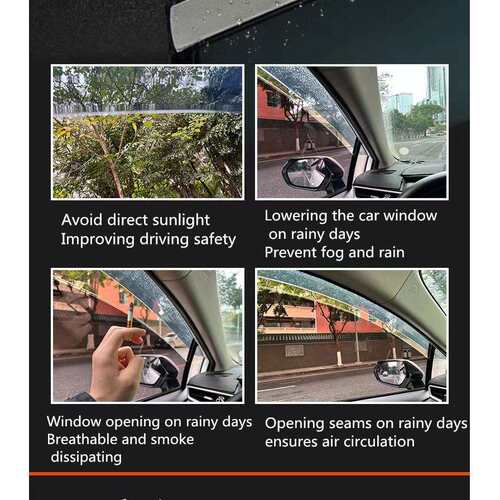 适用吉利博瑞/博瑞GE/GC9晴雨挡车窗雨眉遮阳板改装 Window Visor