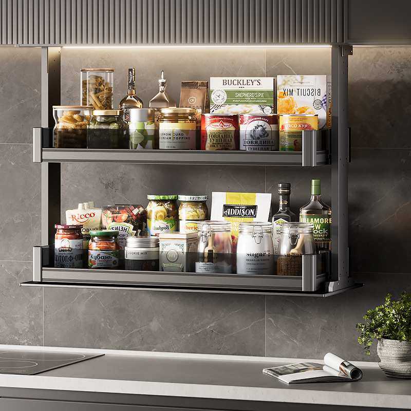 厨房智能升降铝合金声控触摸吊柜转角收纳架壁挂天使升降柜拉篮,3C数码配件,摄像机配件,淘宝优惠券,粉丝福利购,淘宝优惠卷