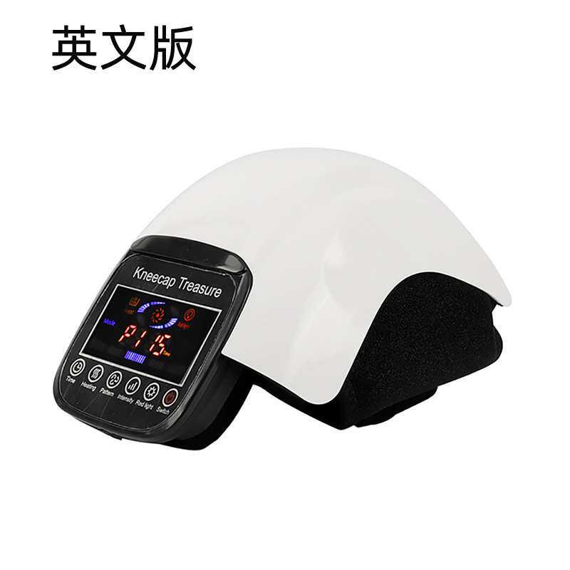 膝盖按摩器充电振动膝部按摩仪手肘部家用红外热敷膝盖按摩器英文