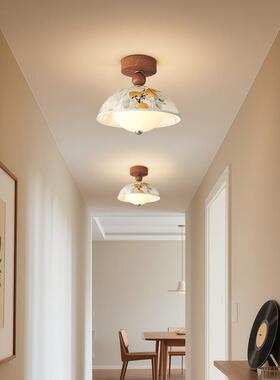 中古风过道灯走法式复古廊阳学49350台灯衣帽间宋美入户玄关吸顶