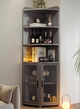 转角置物架落书架三角形墙角柜地柜0度RHB墙边拐角收纳靠墙角落书