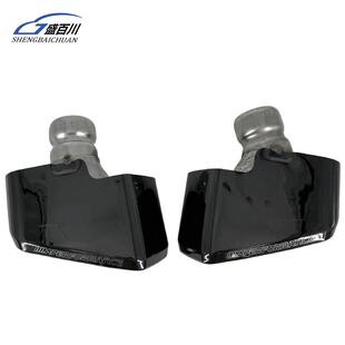 四出钛黑MP喉碳嘴 新5649系5235li53纤0G30G38排气管改装 尾2款