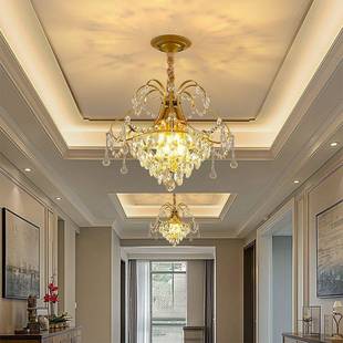 0款 过道灯客厅走卧廊玄2关吊79735灯室衣帽间灯具 25新美式