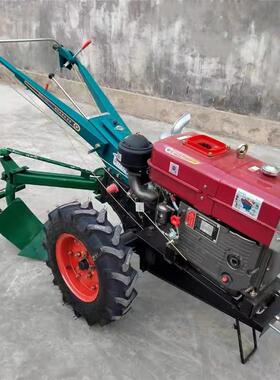 田手扶拖拉机微耕机单面土双面铧式犁园管理培开OUX松土起垄沟犁