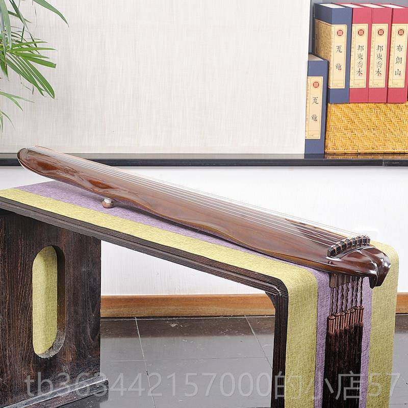 高档叶式古琴初学者蕉琴门练习 纯手工百年老杉木生漆鹿角霜入演