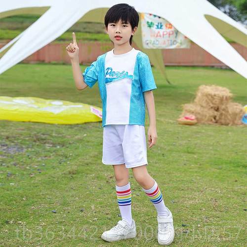 高档儿演出服蓬蓬裙唱团表演女童公主童服裙彩裙合啦啦操服爵士舞