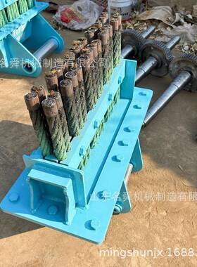 隧道仰拱理铁扫把挖三排四钢刷ZRF结构排设计机通用钢清丝刷