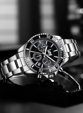 LEE男士手表商务防水钢带时尚潮流水鬼机械石英腕表男款生日礼物