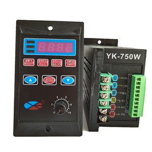 盈克简易变频器YK400W750W单相三相220V电机调速器输送带控制器
