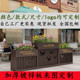 户外花箱组合铁艺围栏园艺花槽广场街道房地产售楼部室外防腐花坛
