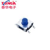 泰工厂直供轻触6xx3.SZO1硅胶贴片按微键复位动华按钮按键开6关