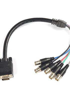 HD采束MI显示屏连接线HDMI5RCA视WYU频端转子线数据集线