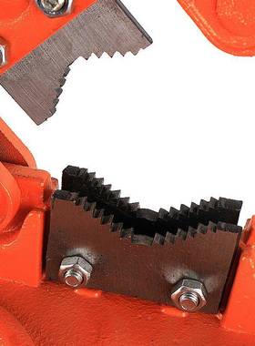 重型管子台压力钳三角36119架台钳龙钳门钳管子夹具台工虎作镀锌