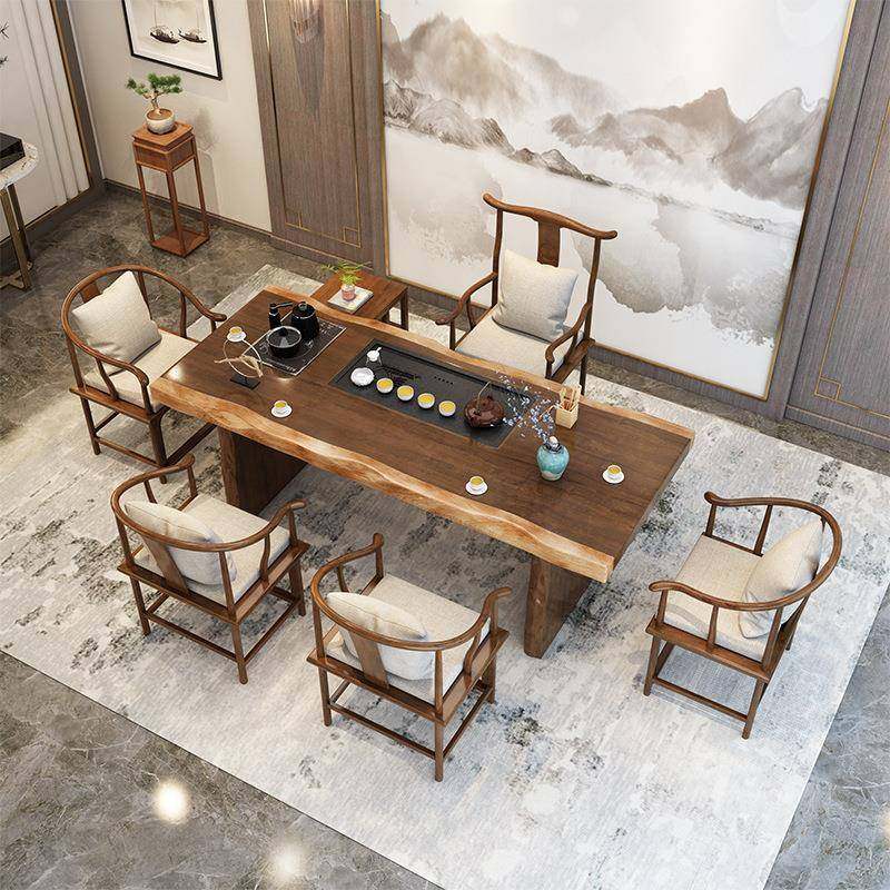 谈新中式仿古大客板茶桌实厅全CZG木会客泡茶台办公室洽茶艺桌椅,鲜花速递/花卉仿真/绿植园艺,其它园艺用品,淘宝优惠券,粉丝福利购,淘宝优惠卷