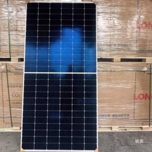 房隆基太阳能光伏板单晶正A级0W-650W单4/ZZR双玻组件工商0业车船