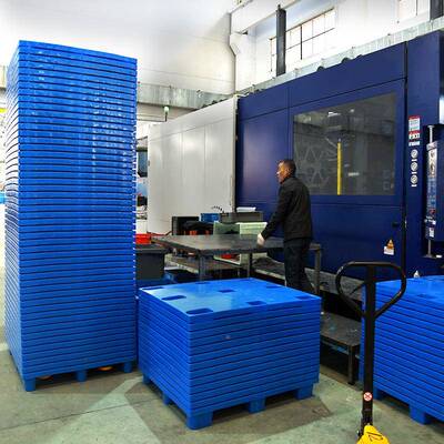 卡平面中WNU卡九脚塑料托盘仓储物流用塑胶栈板车地牛叉板现货