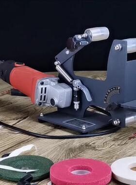 角磨机改砂XWR带机边支架型砂带机打磨抛小光机准斜角磨全能精圆