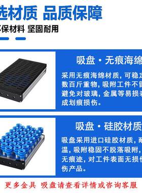 集成式真海绵吸盘CFN木200宽码空垛板钢纸箱825吸具重载机械手板