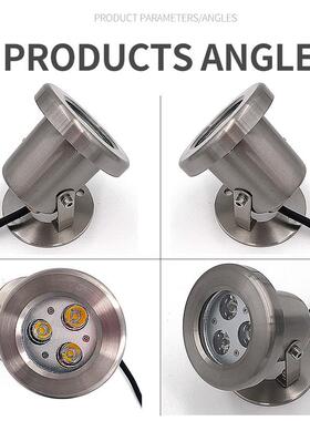 eld底灯低水压水下灯防七YH-40850彩鱼池灯假山水水池灯酒店喷泉