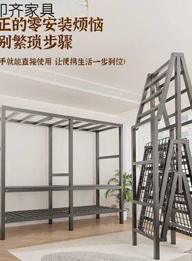 简易折装叠式开门衣11111111柜出租房卧室家用简卧全室钢架收纳免