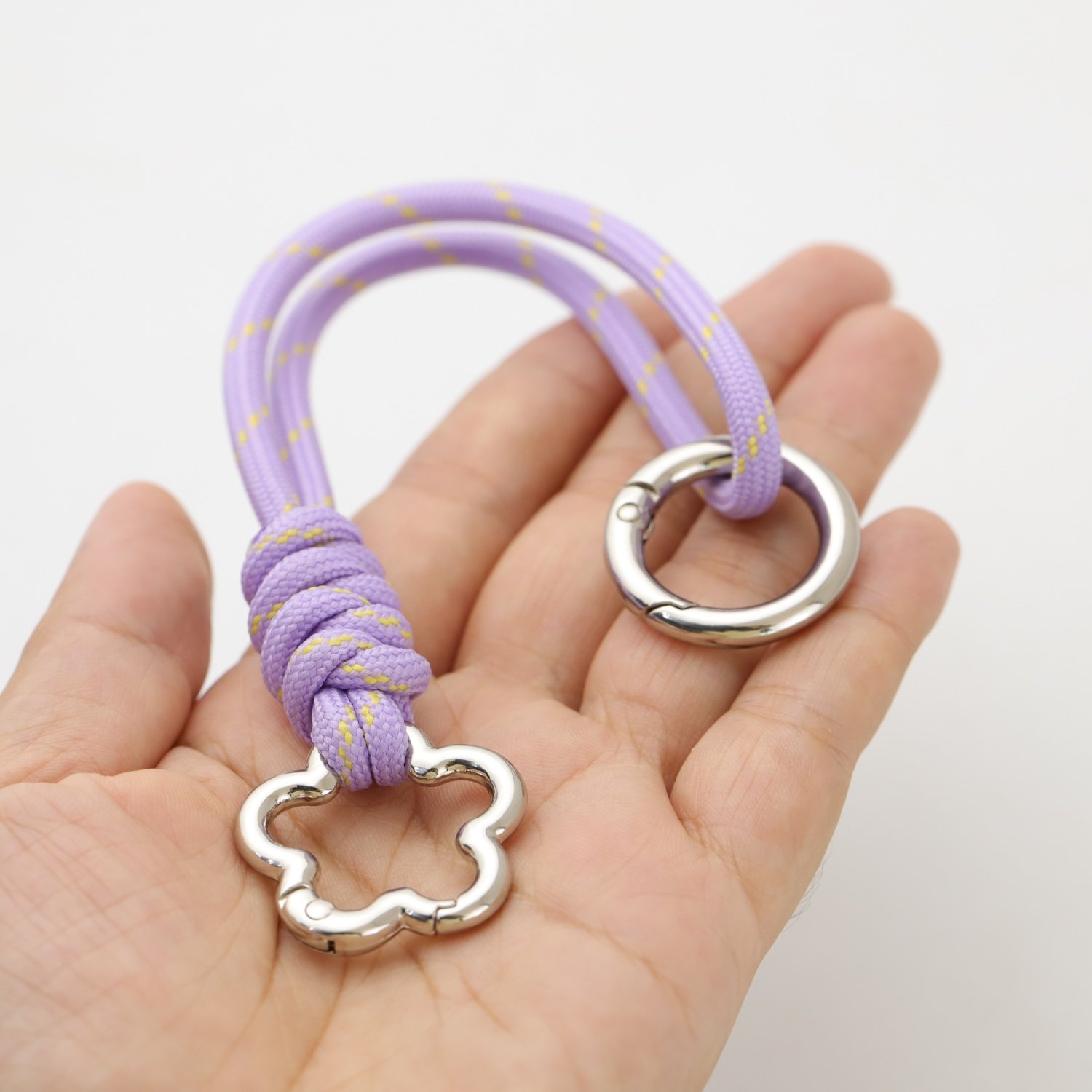 花朵钥匙扣绳防丢绳双扣金属扣环书包挂件多用途便携收纳绳手腕绳,服饰配件/皮带/帽子/围巾,钥匙扣,淘宝优惠券,粉丝福利购,淘宝优惠卷