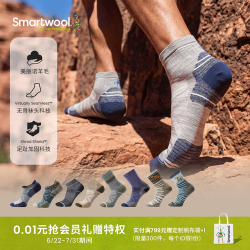 Smartwool减震低筒运动袜