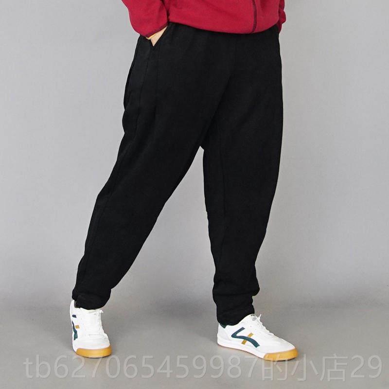 正品感恩太极端款2024冬季新纯棉士太极裤高改良武术裤武术女训练图片