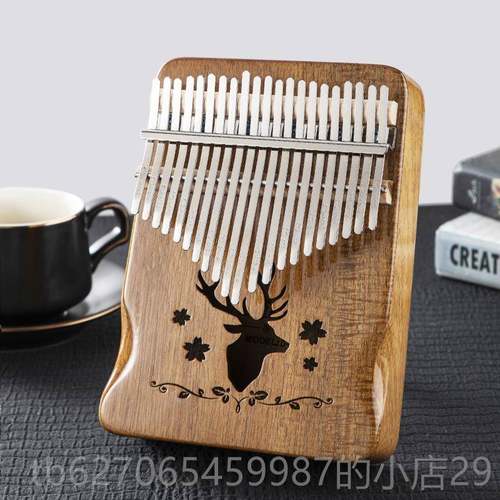 高档拇指琴21音卡拨林巴琴17初学者手音双指kalimba手指琴乐姆指