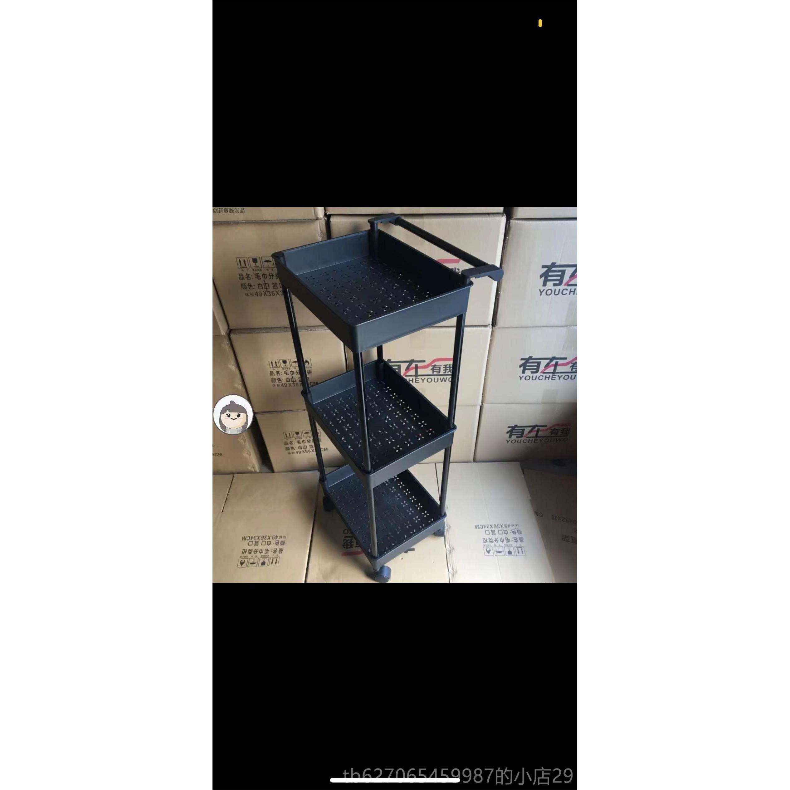 正品汽车美容店层多工具车功能塑料手推车三汽修车店用收纳带轮小