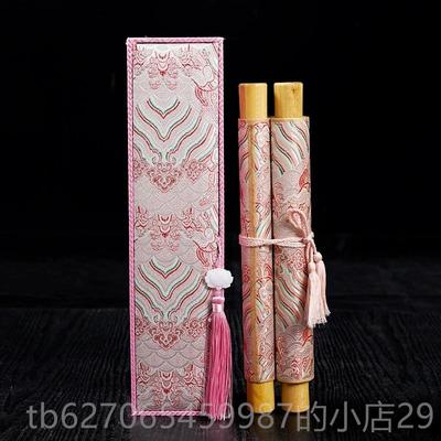 正品宣纸手卷毛笔字书法作品纸空卷轴书画 画收藏拜结师友宣纸书