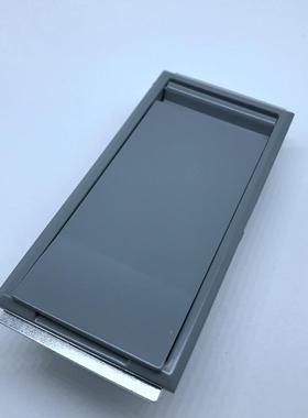 MSH-03配二点钢栓灰色面板锁，箱变锁，箱式变电站锁，美变锁