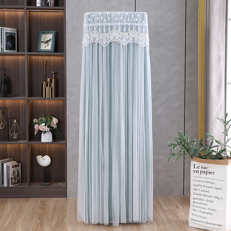 蕾丝空调罩防尘罩立式方形柜机开机套不罩客厅罩空调家用新疆包邮