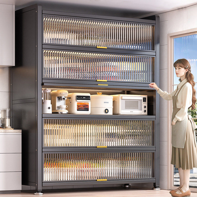 厨房置物架多功能家用落地多层餐尘架子储物柜边防橱柜微新疆包邮,厨房/烹饪用具,微波炉置物架,淘宝优惠券,粉丝福利购,淘宝优惠卷